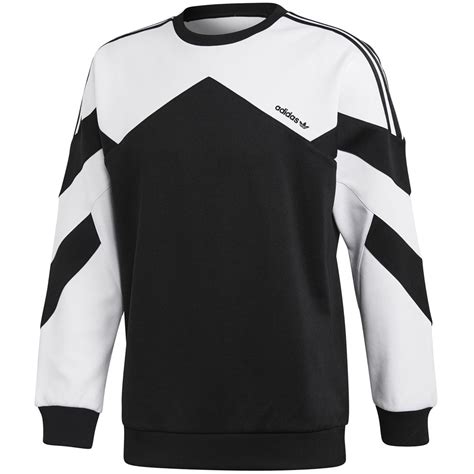 adidas palmeston crew sweater schwarz weiß